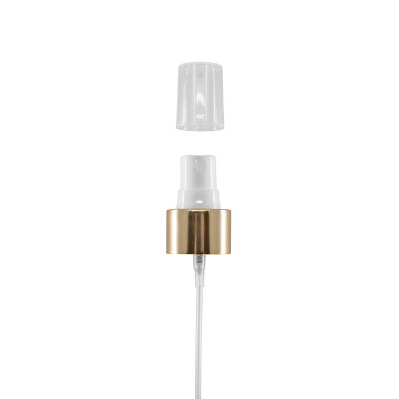 Spruzzatore, bianco, anello oro lucido, 24/410