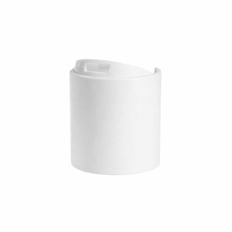 Tappo disc top in plastica bianca 24/410