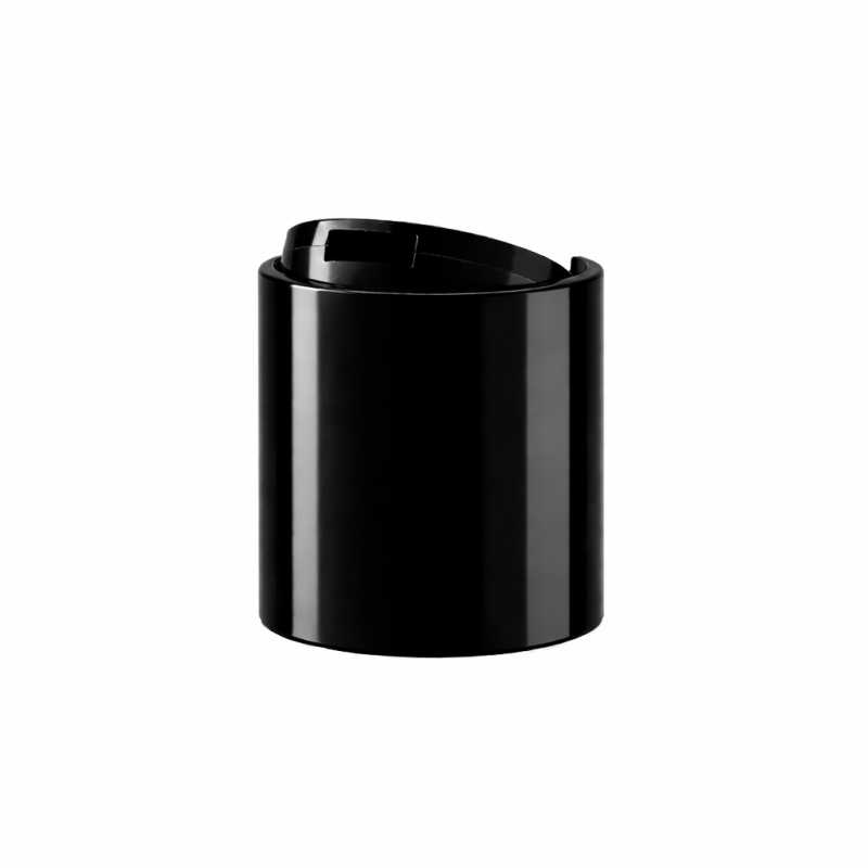 Capsula disc top plastica nera 24/410