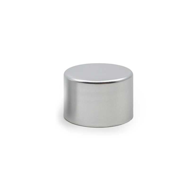 Tappo in plastica, argento opaco, 24/410