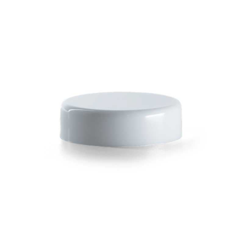 Tappo in plastica, bianco, 5 ml