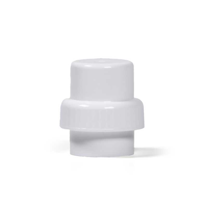 Capsula di plastica per bottiglia di detergente, bianco, 1,5 l