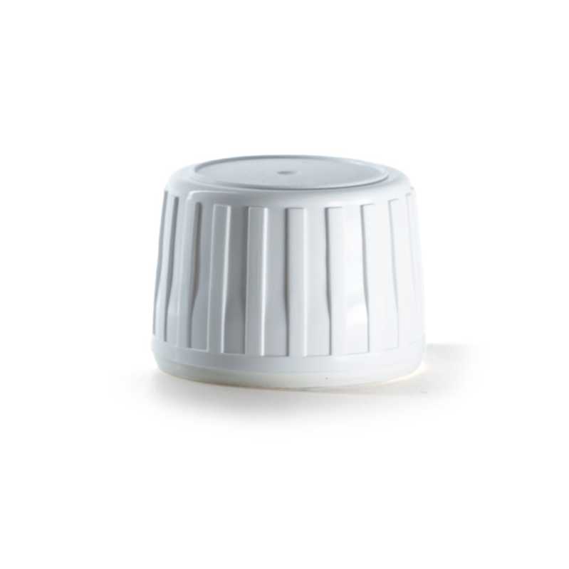 Tappo in plastica, bianco, 28/410