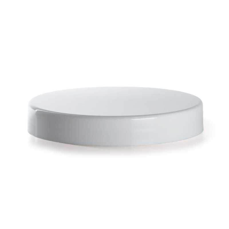 Coperchio in plastica per vasetto, bianco, 100 mm