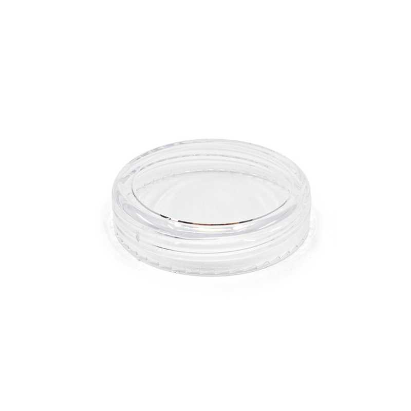 Tappo per vasetto, plastica, trasparente, 3 ml