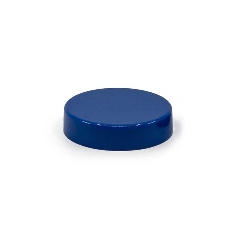 Tappo in plastica blu, 37 mm