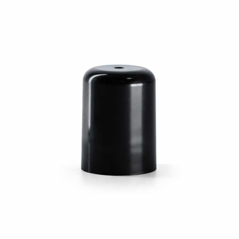 Capsula per roll-on, plastica, nero, 18/410
