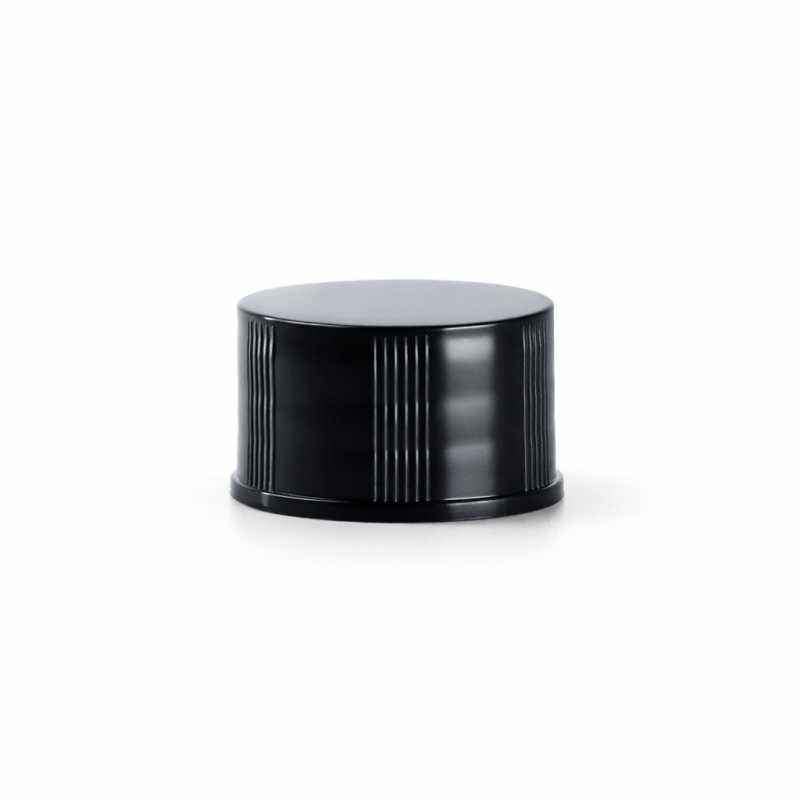 Tappo in plastica, nero, 18/410