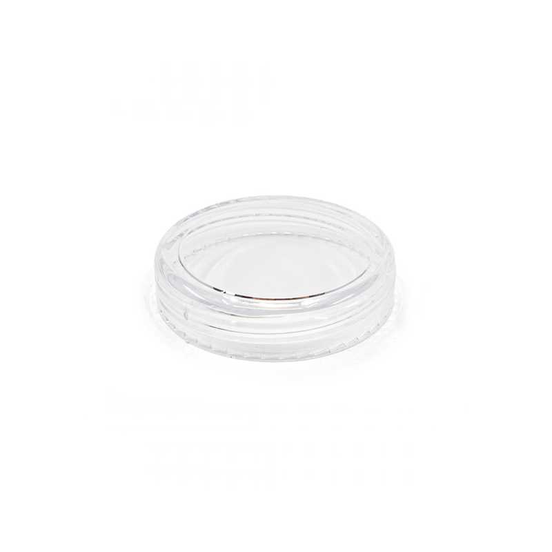 Tappo in plastica trasparente, 3 ml
