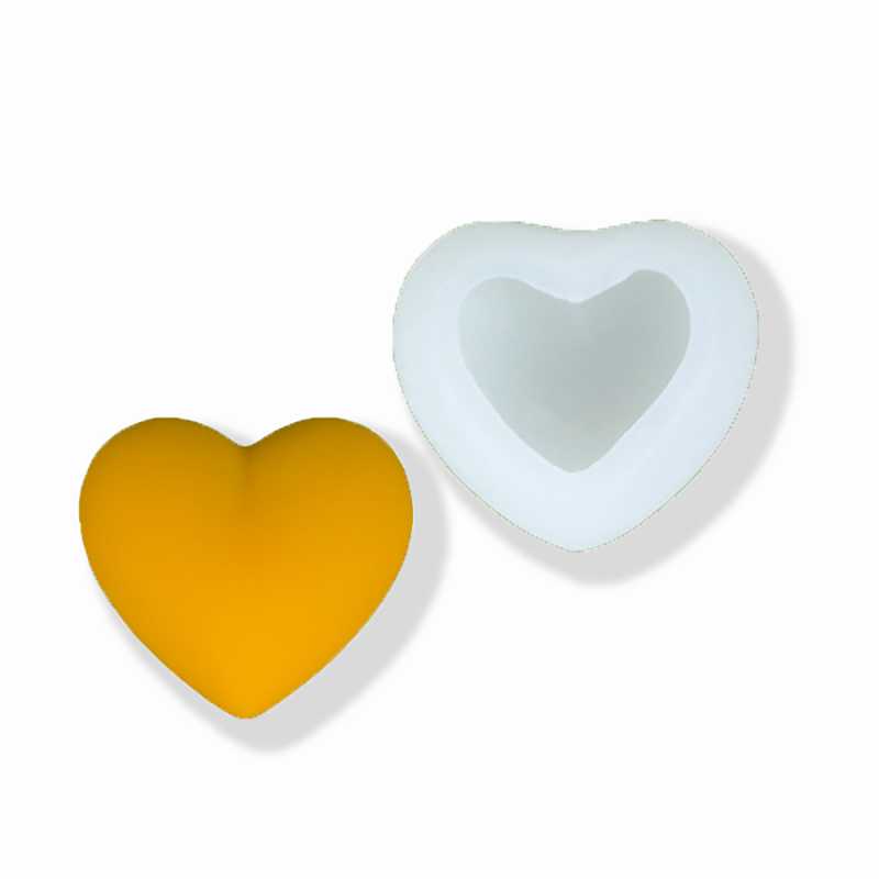 Stampo in silicone, cuore 3D, 5,4 x 5,8 x 3,5 cm