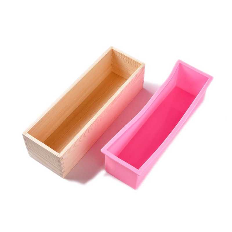 Stampo per sapone, silicone, rettangolare