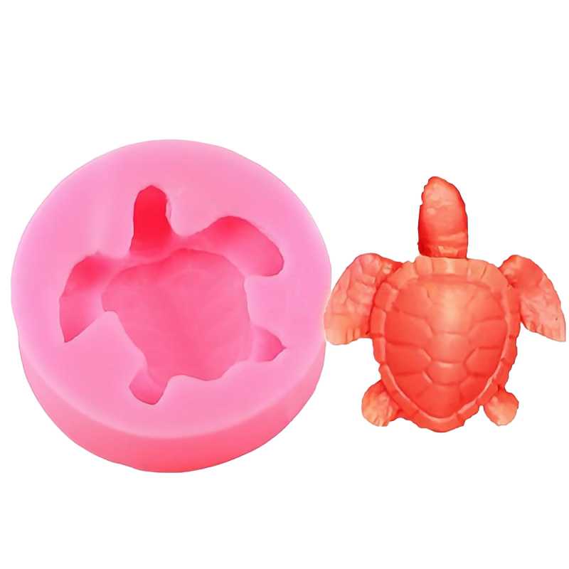Stampo in silicone per sapone, tartaruga