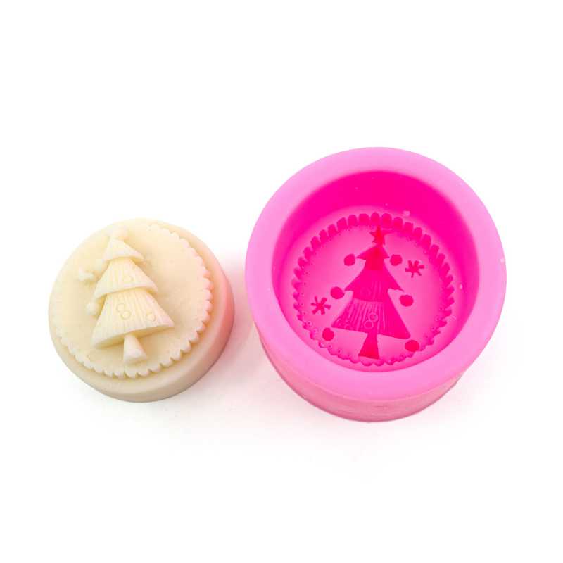 Stampo in silicone per sapone, albero