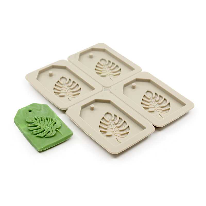 Stampo in silicone, foglia di monstera