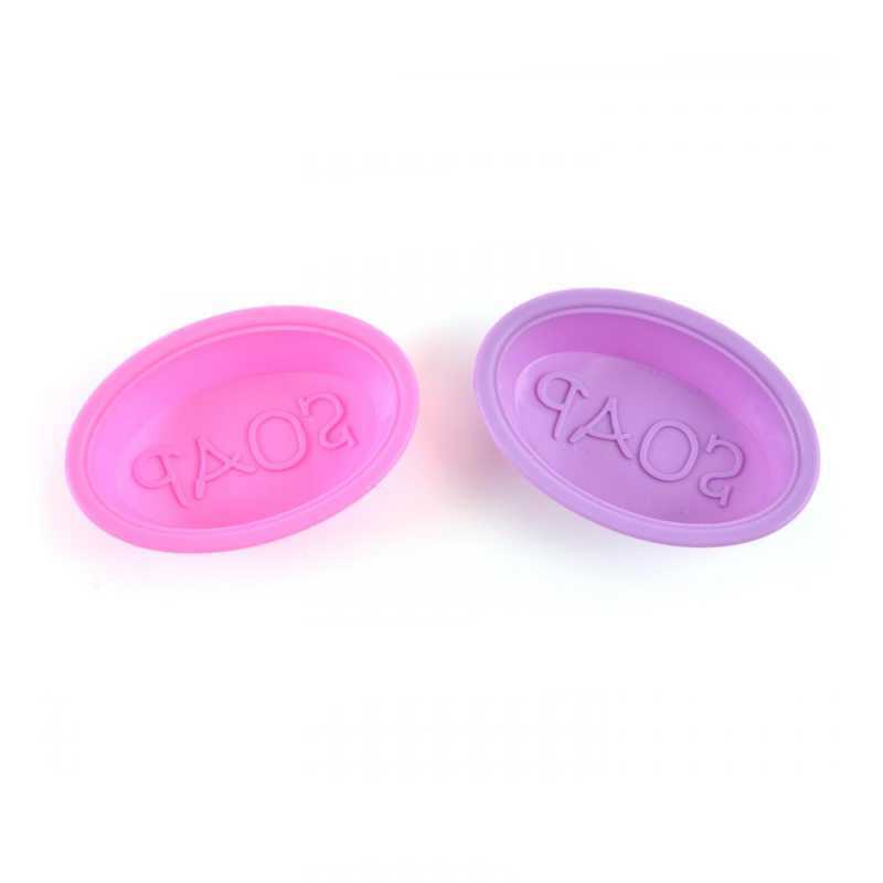 Stampo in silicone per sapone, ovale, SOAP