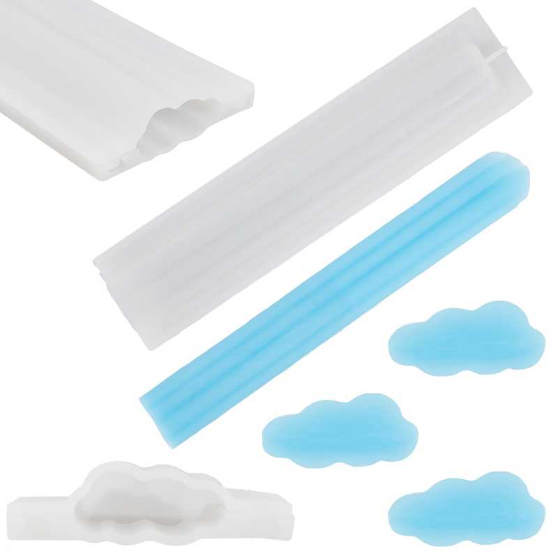 Stampo in silicone per sapone, tunnel, nuvola