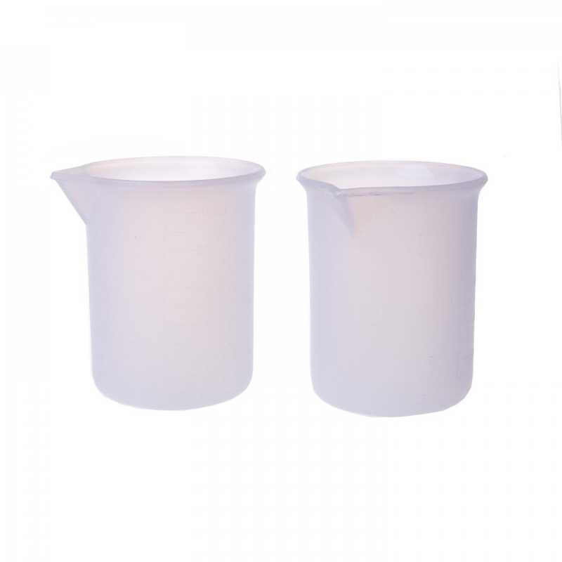 Contenitore in silicone per colata, bianco latte, 100 ml