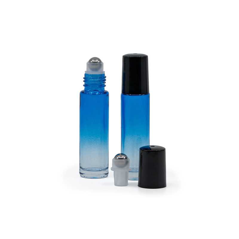 Roll-on in vetro, blu, 10 ml