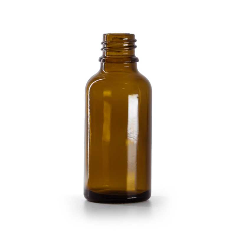 Flacone in vetro ambra, 30 ml