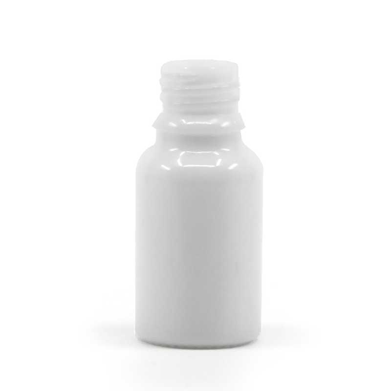 Bottiglia in vetro, bianca, 10 ml