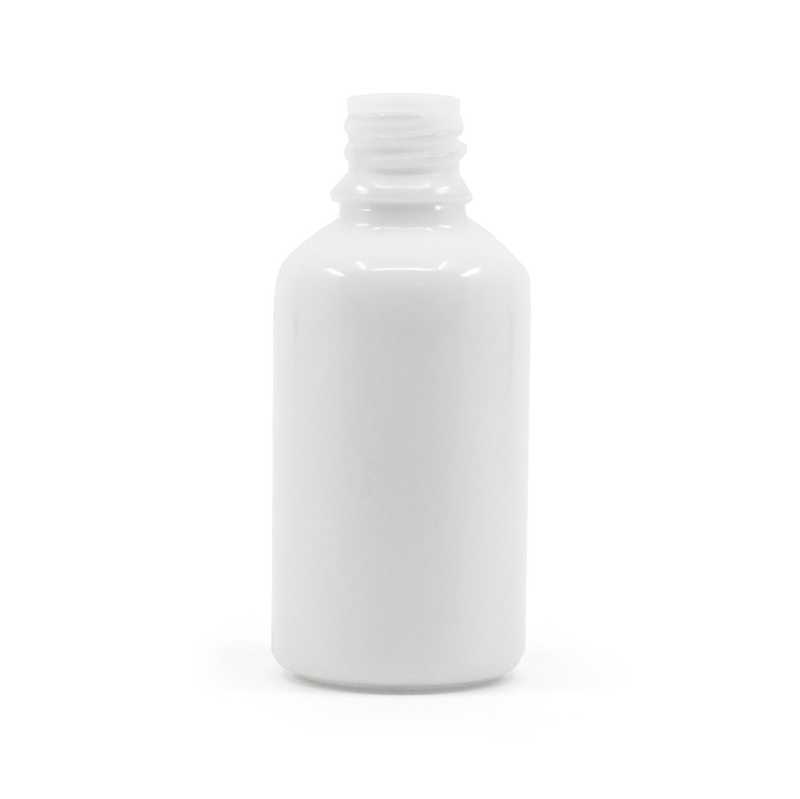 Flacone in vetro, bianco, 30 ml