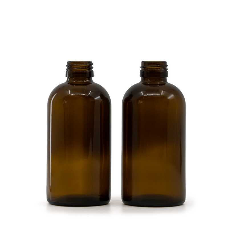 Bottiglia in vetro Boston marrone, PP28S, 250 ml, 39 pezzi