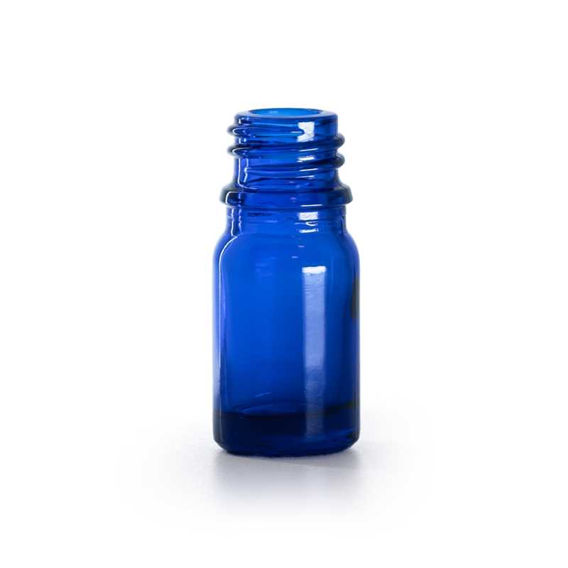 Bottiglia in vetro, blu, 5 ml, 255 pezzi