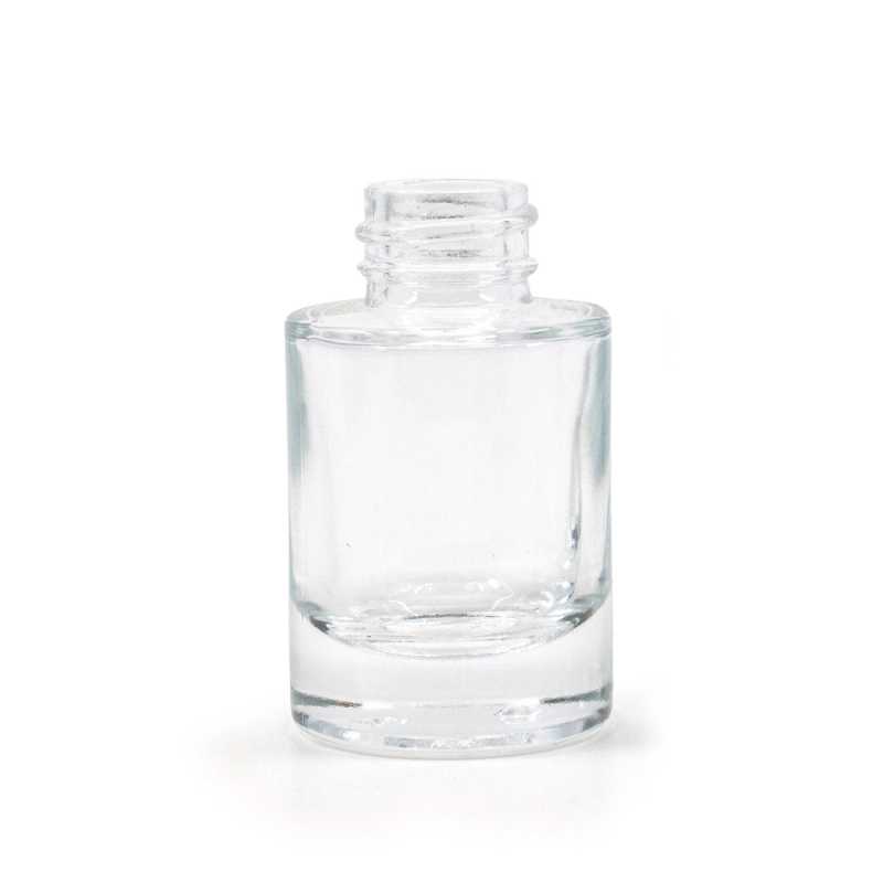 Bottiglia in vetro, trasparente, fondo spesso, 10 ml