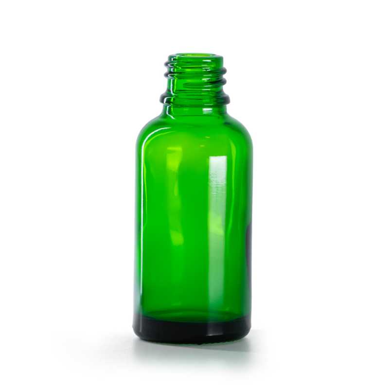Bottiglia in vetro, verde, 30 ml