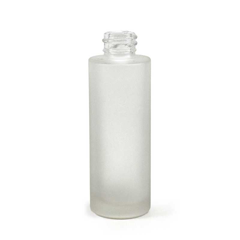 Flacone in vetro, satinato trasparente, alto, 30 ml