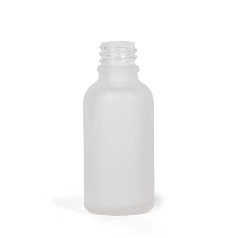 Flacone in vetro, satinato trasparente, 30 ml