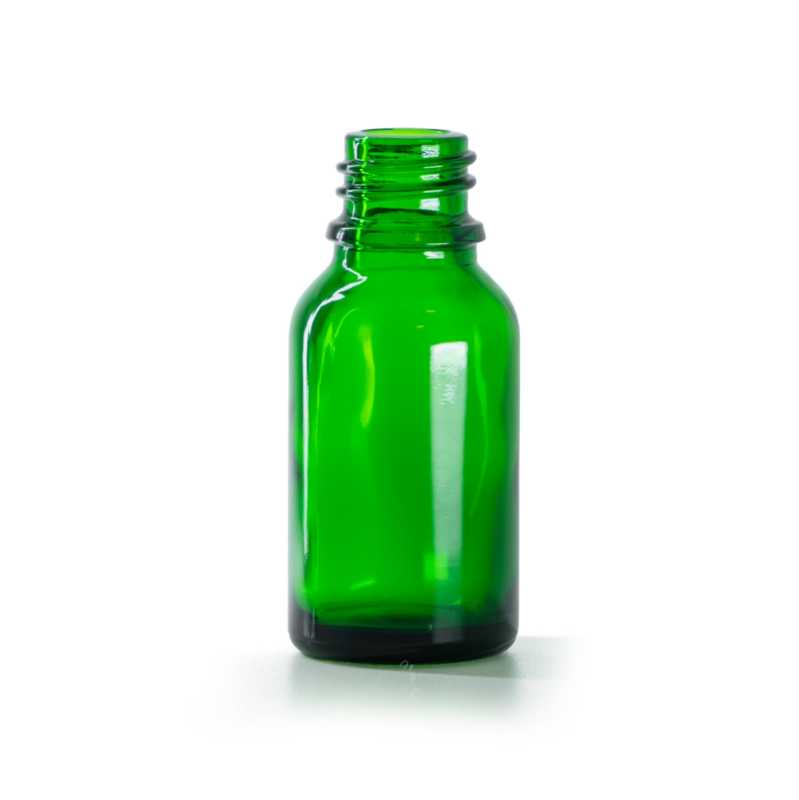 Flacone in vetro, verde, 15 ml