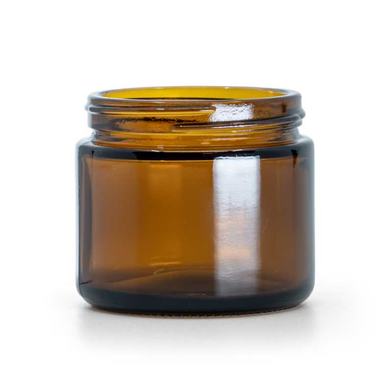 Vaso di vetro, ambra, 50 ml