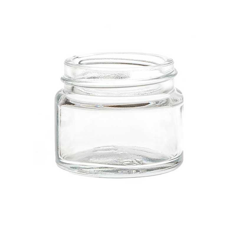 Vaso cosmetico, vetro, trasparente, 30 ml