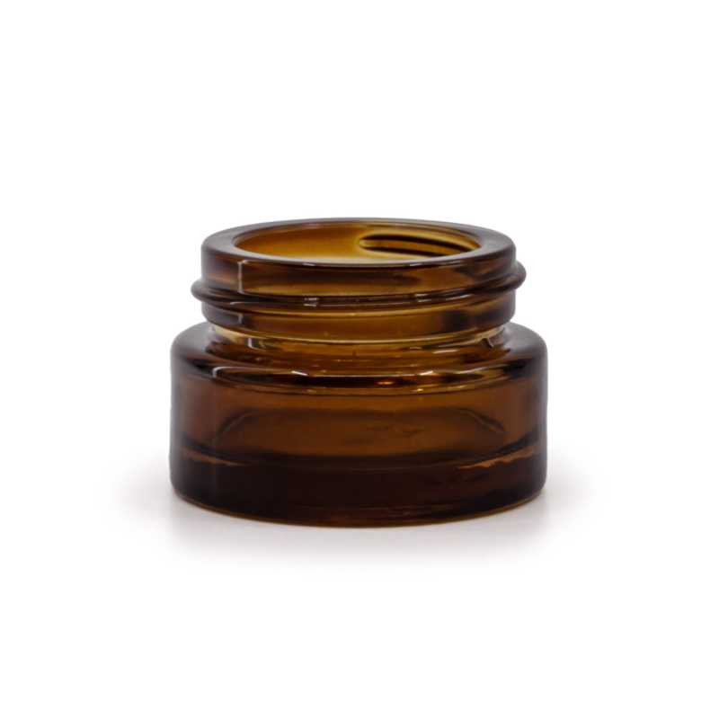 Vasetto cosmetico in vetro, ambra, 5 ml