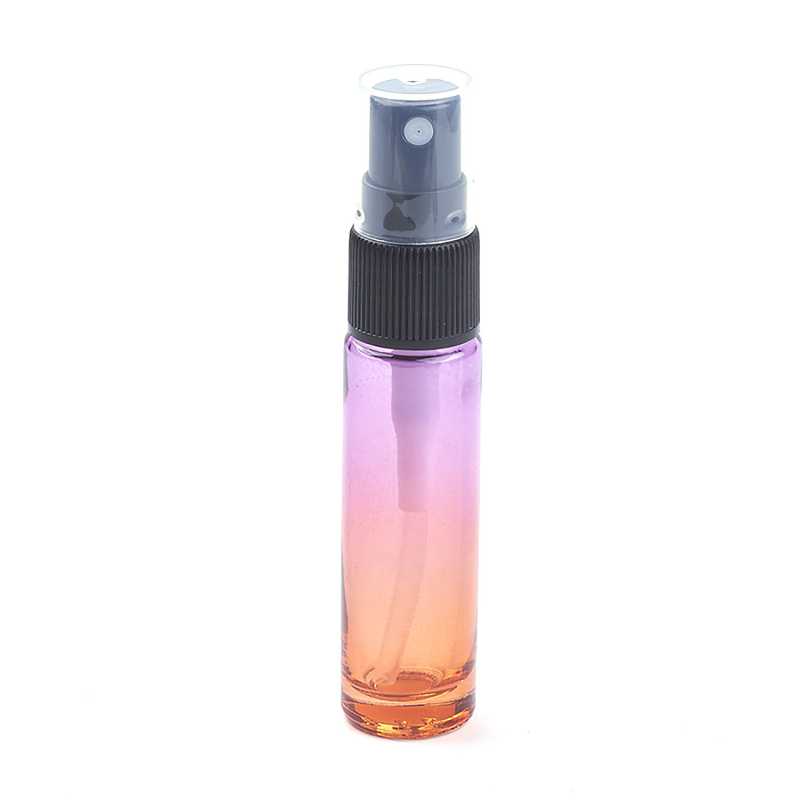 Flacone in vetro con spruzzatore per profumo, rosa-arancione, 10 ml