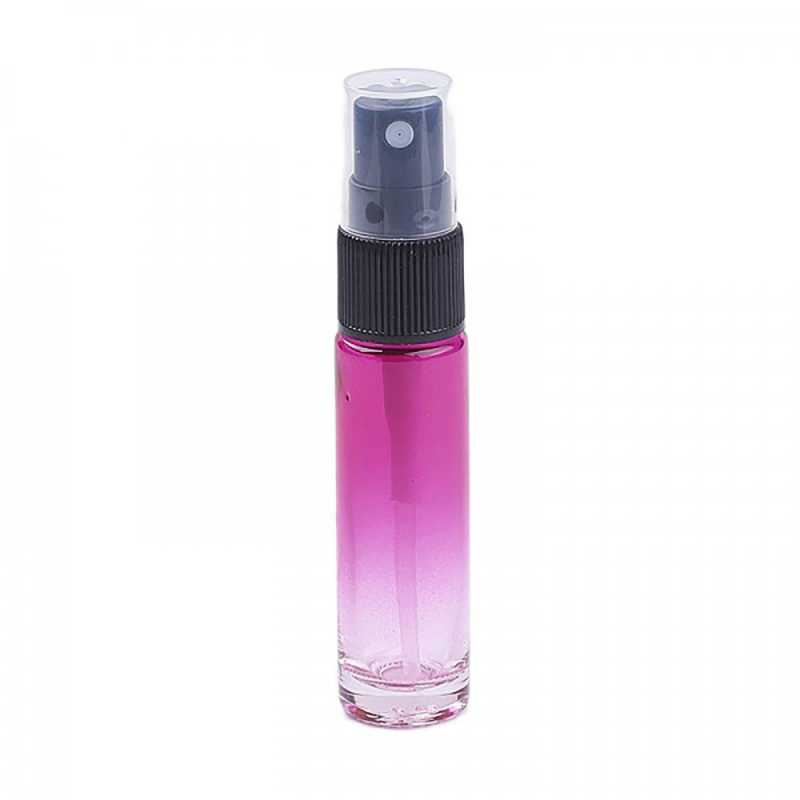 Flacone con spruzzatore per profumo in vetro, rosa, 10 ml