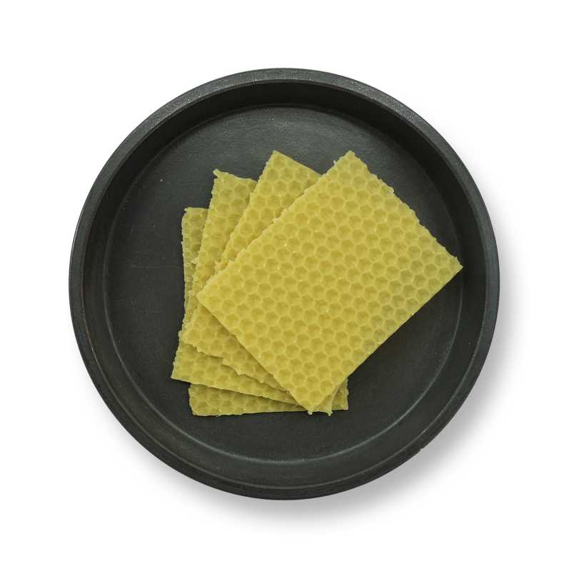 Cera d'api per candele, gialla, 10 pezzi