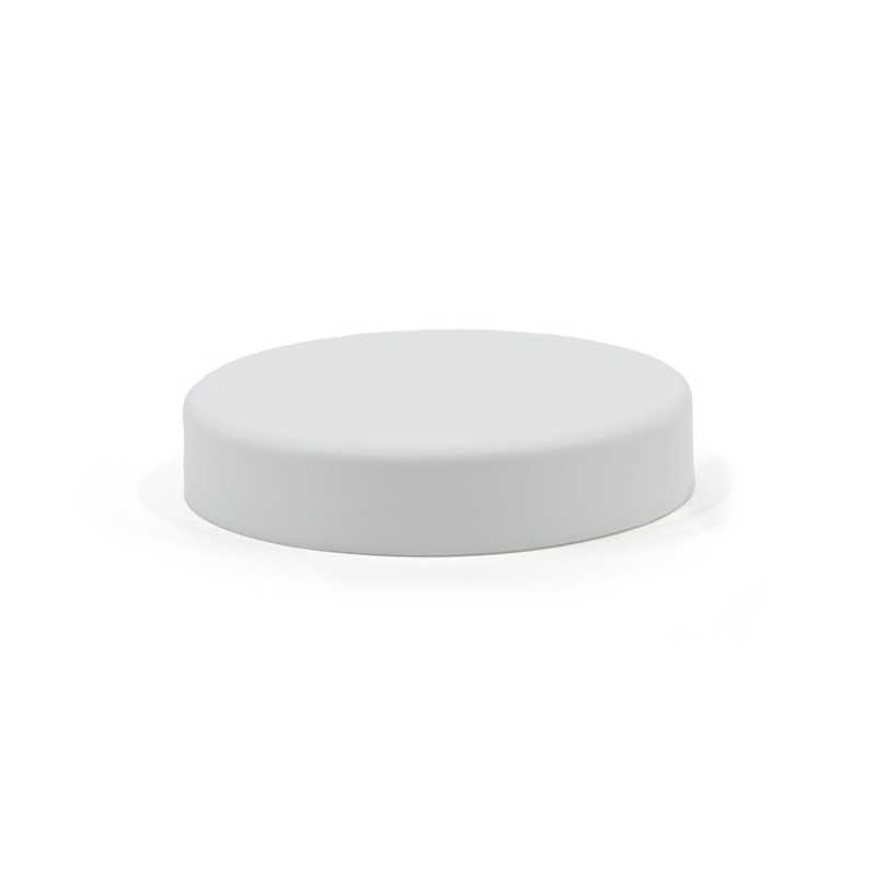 Coperchio per vasetto plastico satinato, bianco, 100 ml, 63 mm