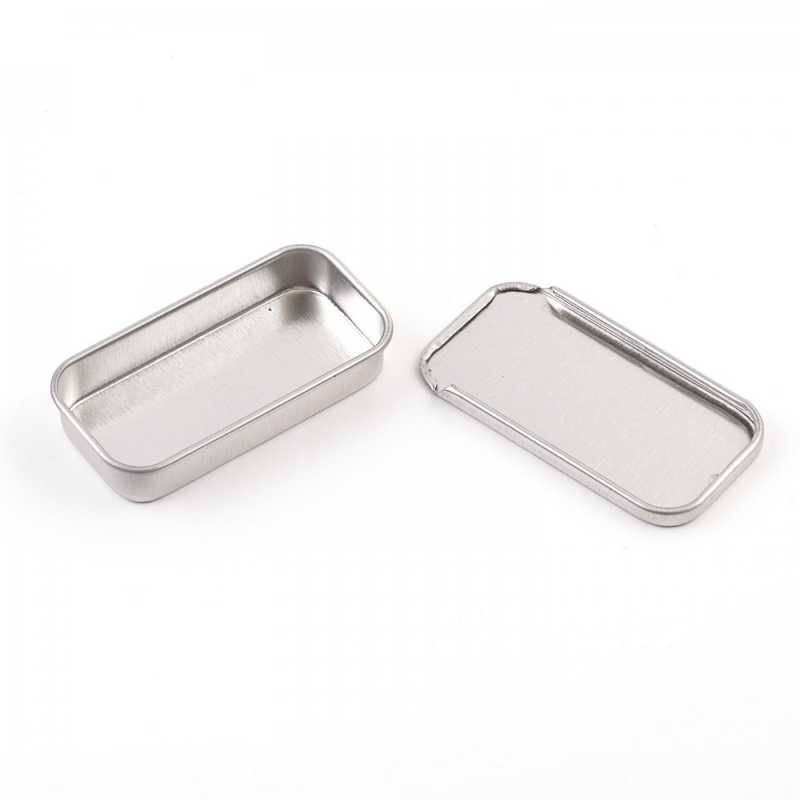 Vasetto metallico, argento, 15 ml