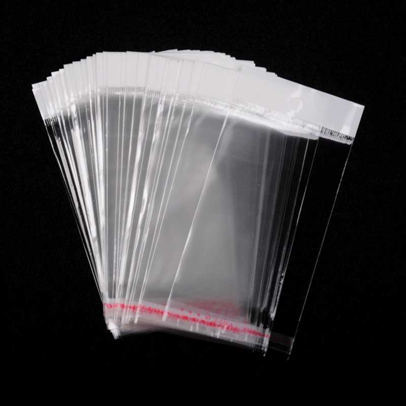 Sacchetti di cellophane autoadesivi, 10,5 x 7 cm, 10 pz