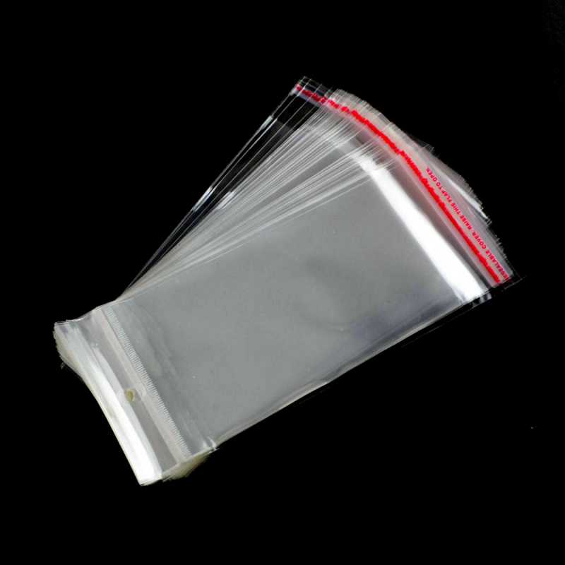Sacchetti di cellophane autosigillanti, 6 x 9 cm, 10 pz